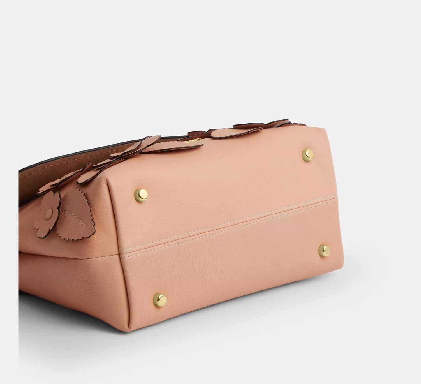 Emory Top Handle Bag With Floral Applique Coach