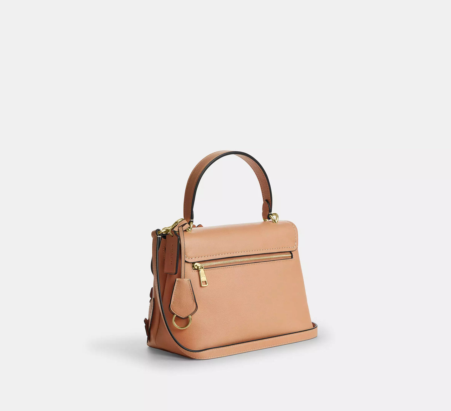 Emory Top Handle Bag With Floral Applique Coach