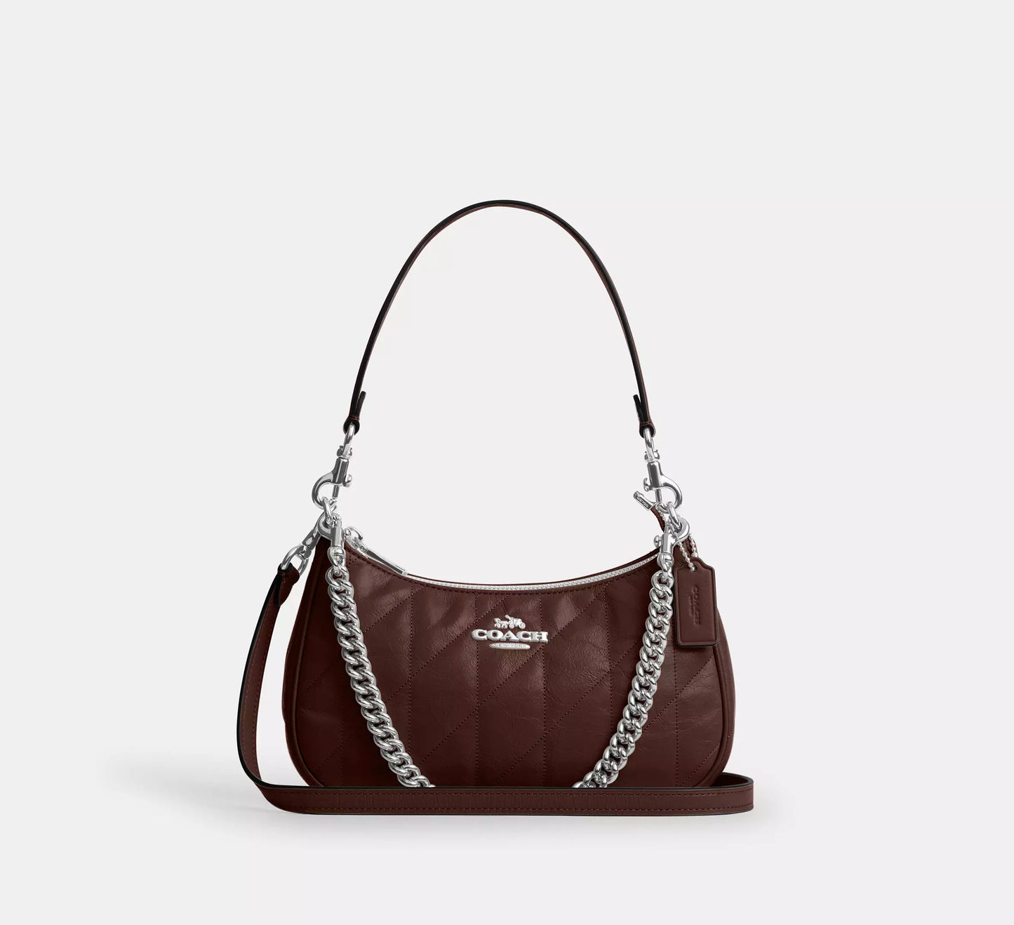 Teri Shoulder Bag Maple With Quilting Coach