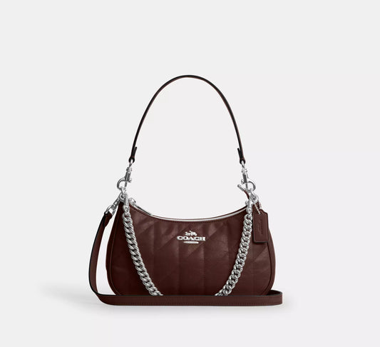 Teri Shoulder Bag Maple With Quilting Coach