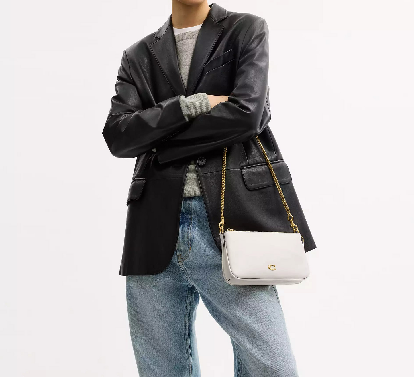Audrey Crossbody Bag Chalk Coach