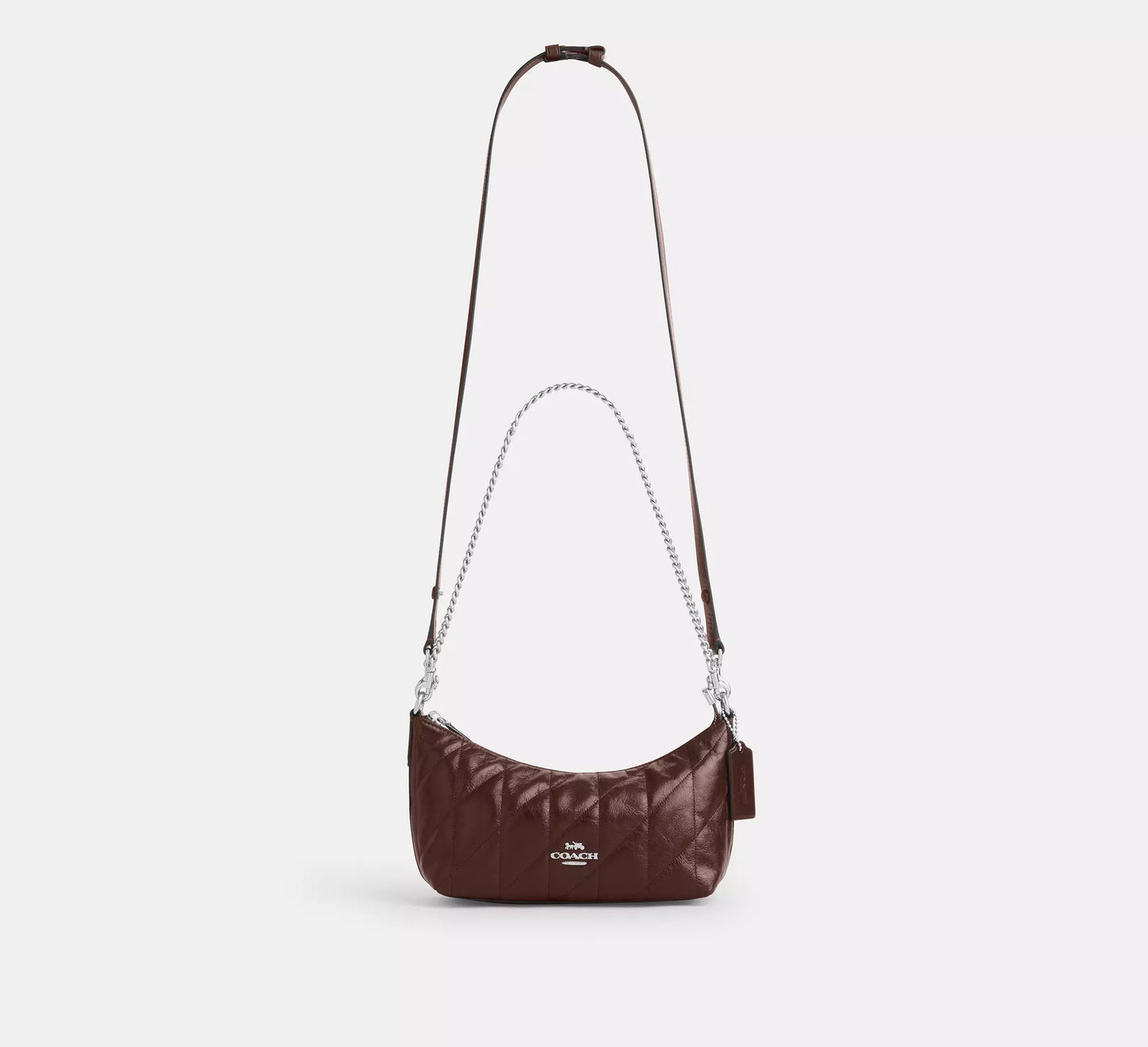 Caitlin Shoulder Bag With Quilting Maple Coach