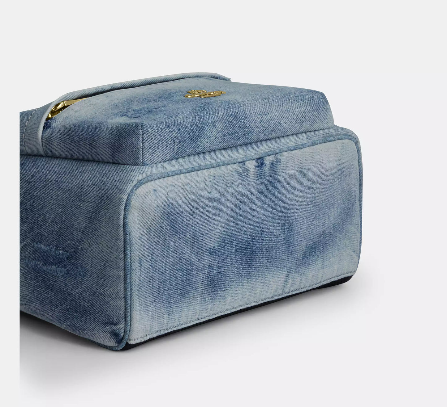 Taylor Small Backpack In Loved Denim Coach