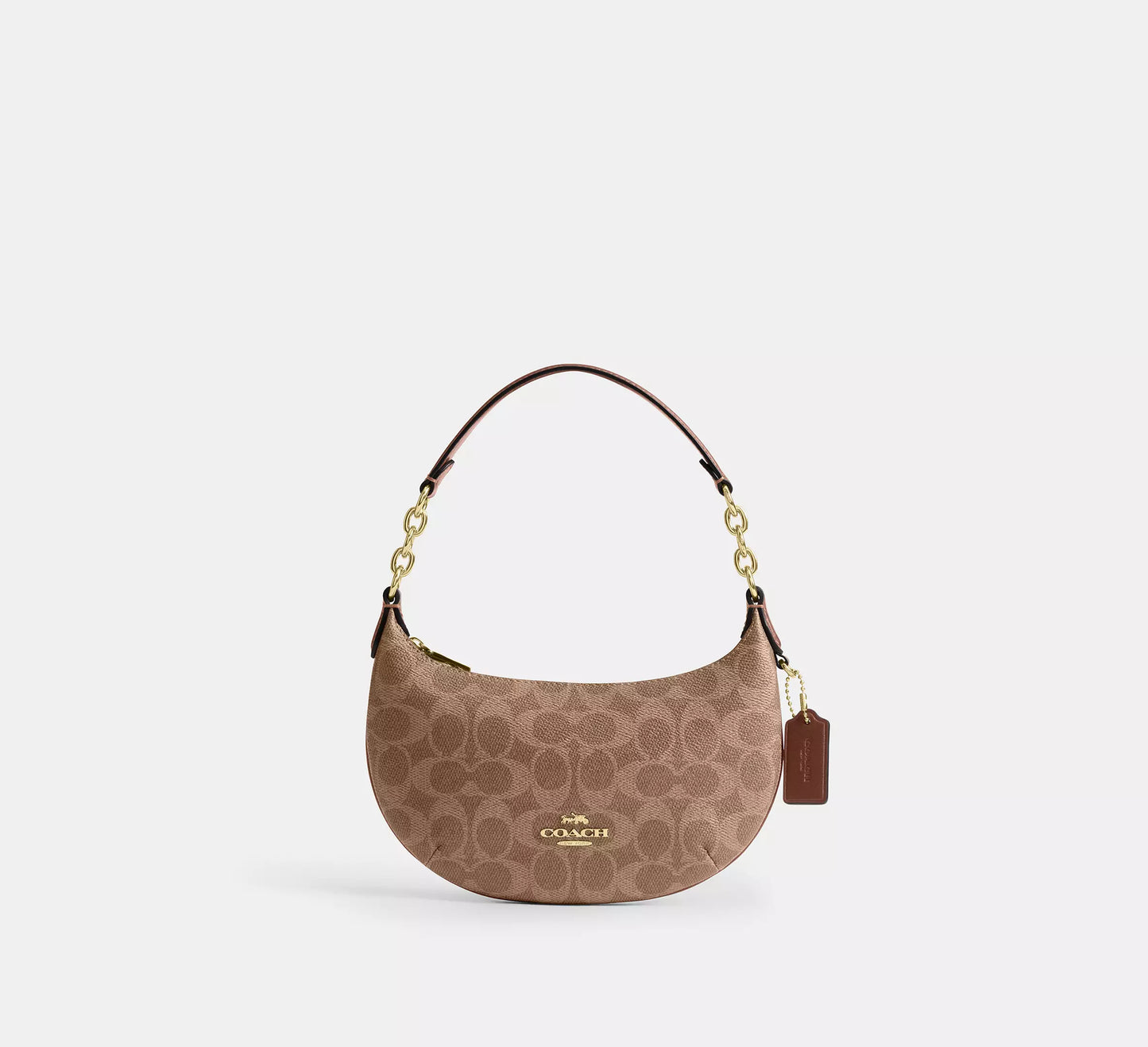 Mini Payton Bag In Signature Tan Canvas Coach