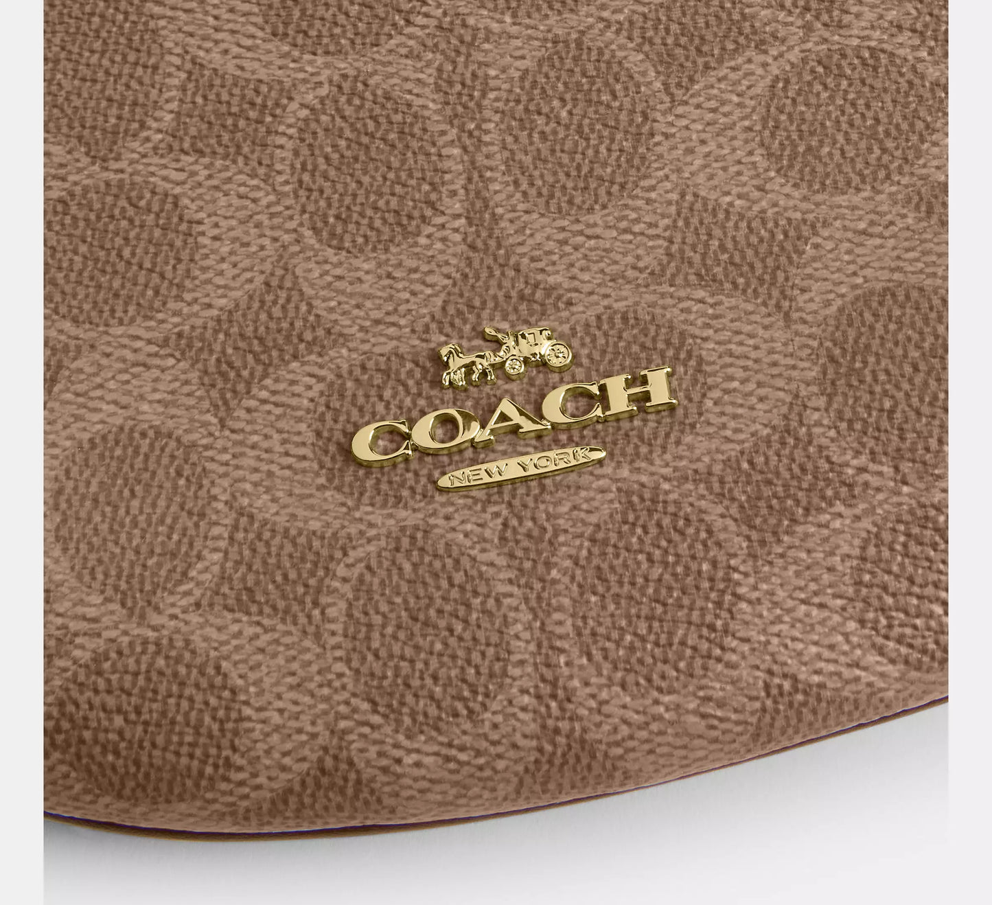 Mini Payton Bag In Signature Tan Canvas Coach