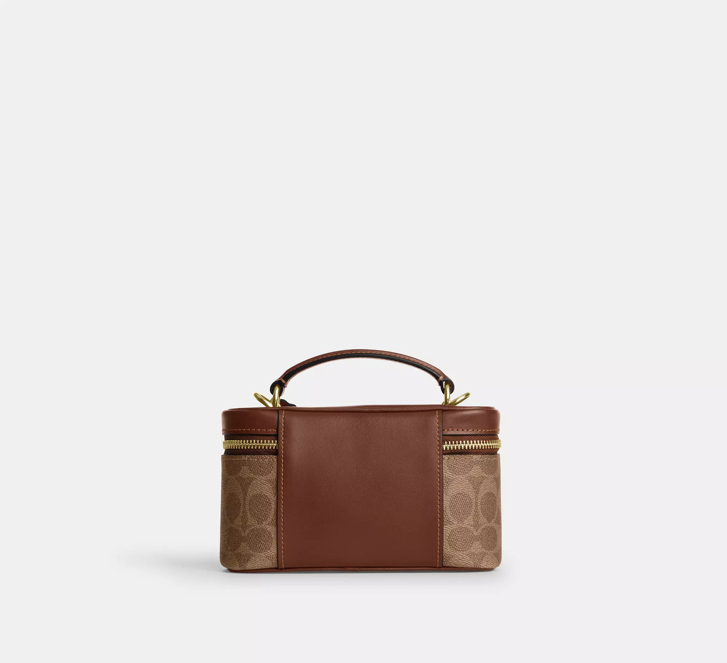 Rainer Crossbody Bag 18 In Signature Canvas Tan Brown Coach