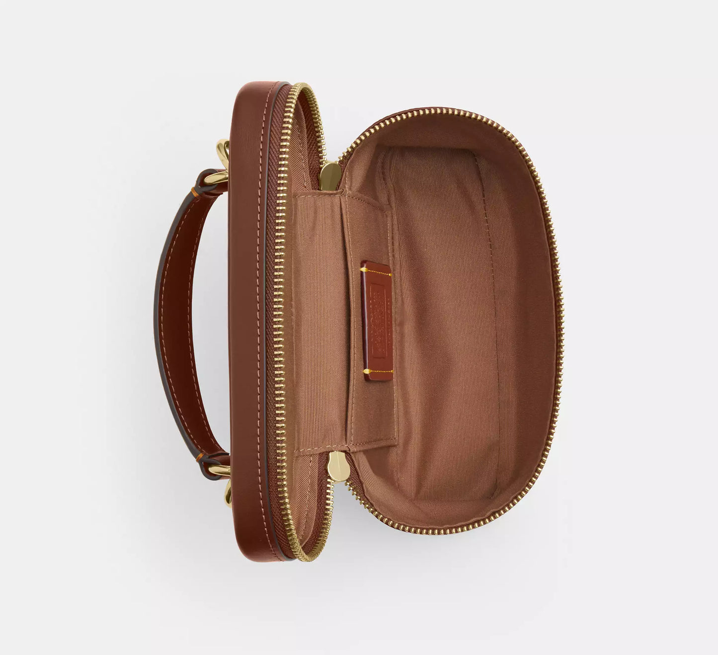 Rainer Crossbody Bag 18 In Signature Canvas Tan Brown Coach