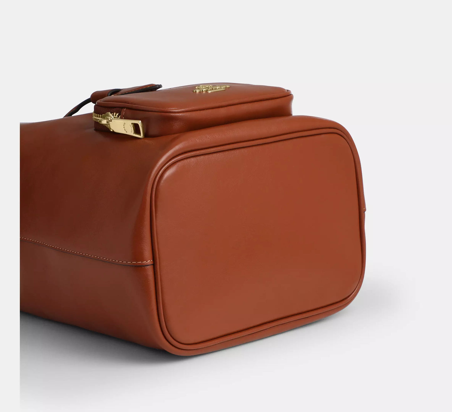 Rowan Bucket Bag With Pocket Cinnamon Coach