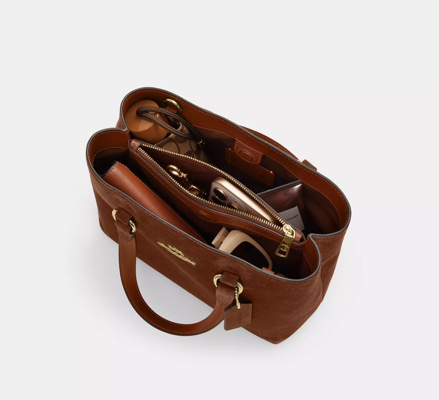Station Carryall Bag Suede Coach