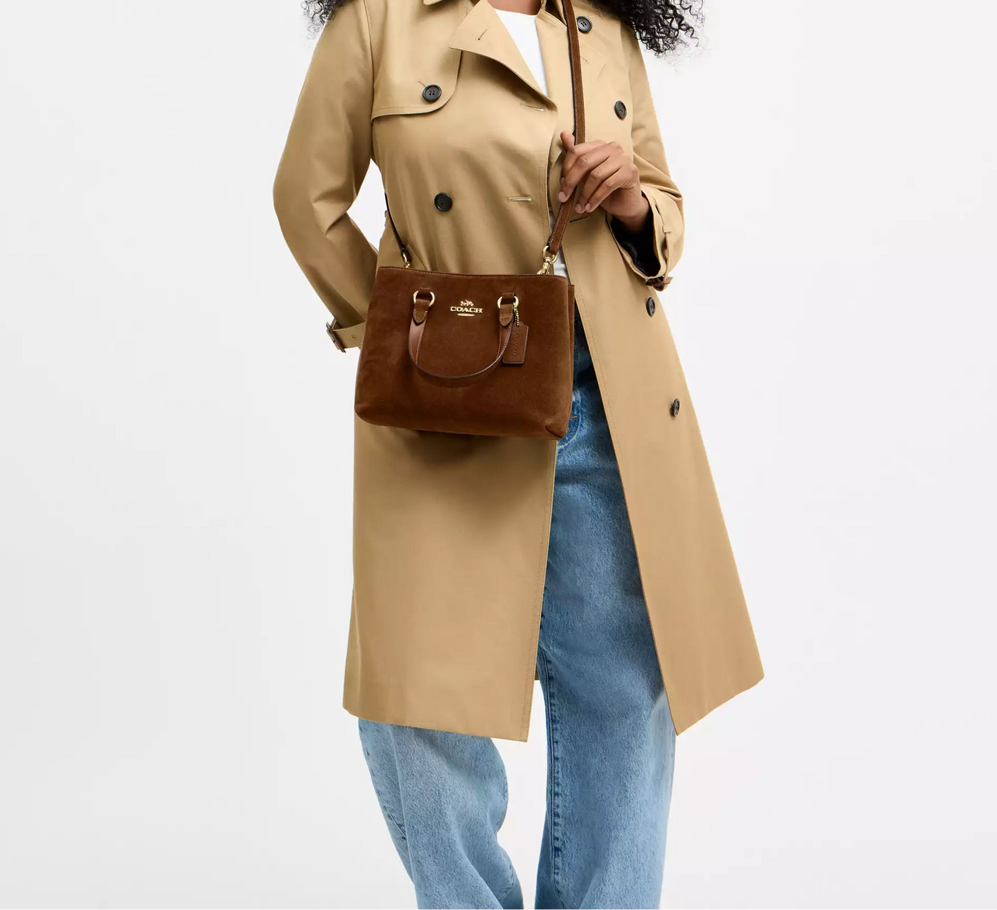 Station Carryall Bag Suede Coach
