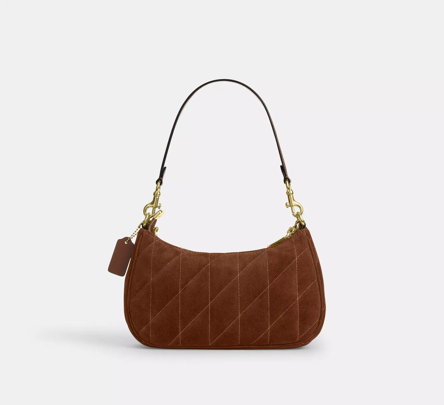 Teri Shoulder Bag With Quilting Suede Coach