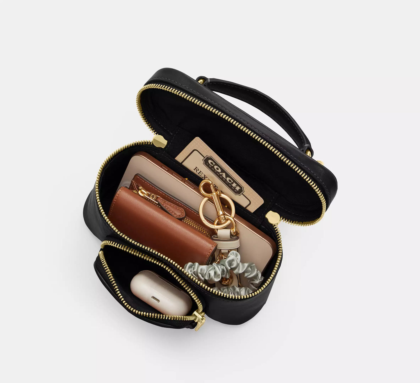 Rainer Crossbody Bag 18 With Pocket Black Coach