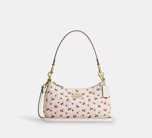 Teri Shoulder Bag With Cherry Print Coach