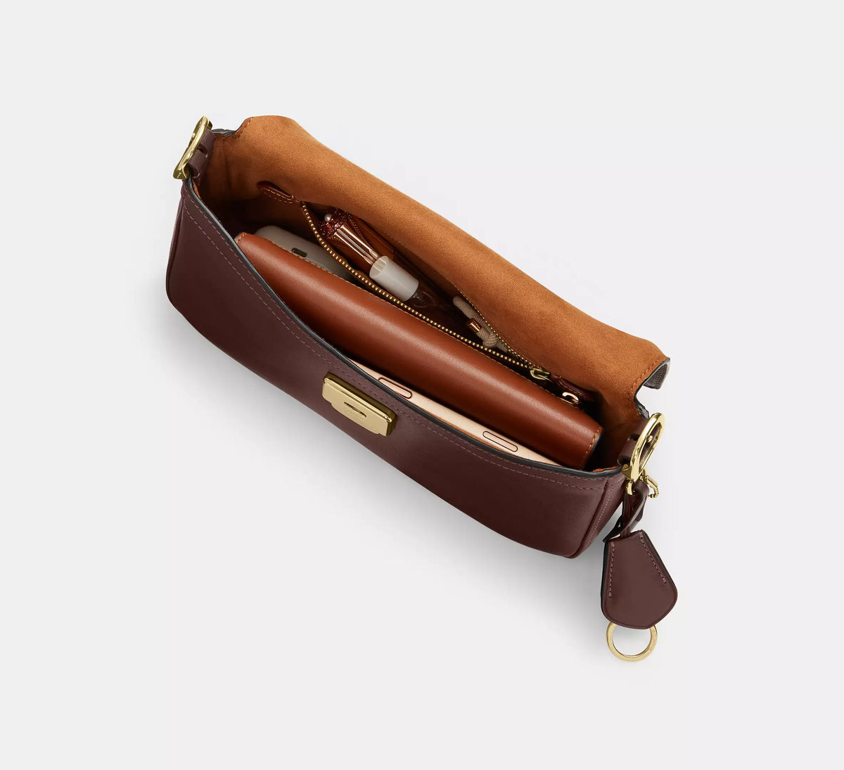 Etta Small Flap Shoulder Bag Maple Coach