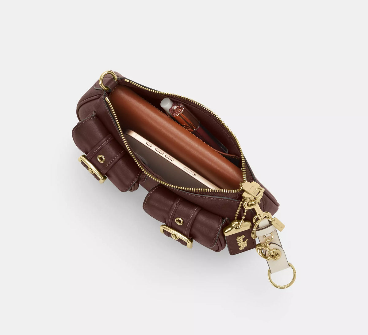 Ashton Shoulder Bag Maple Coach
