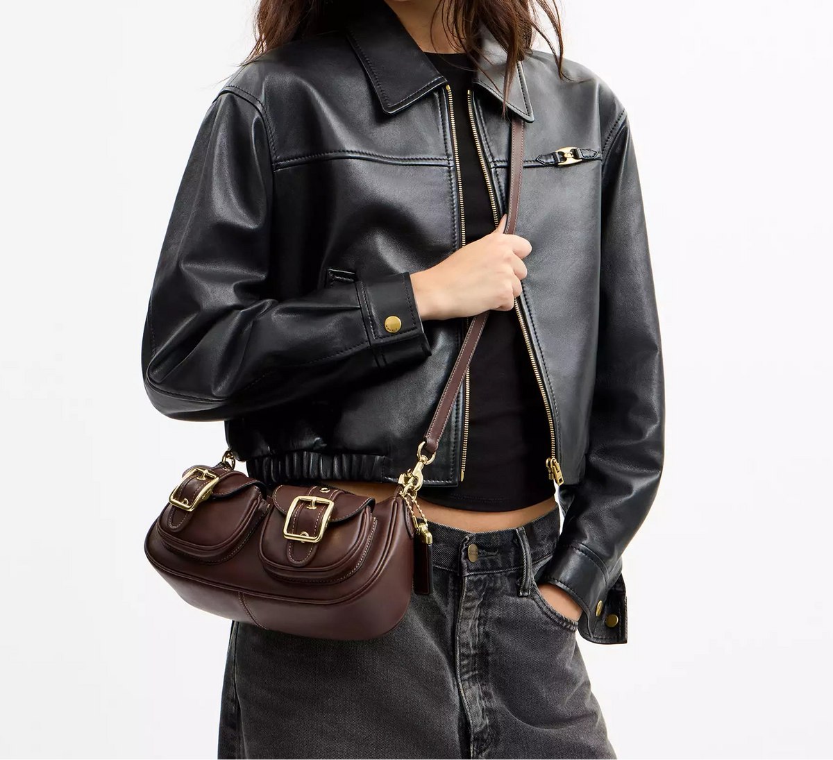 Ashton Shoulder Bag Maple Coach