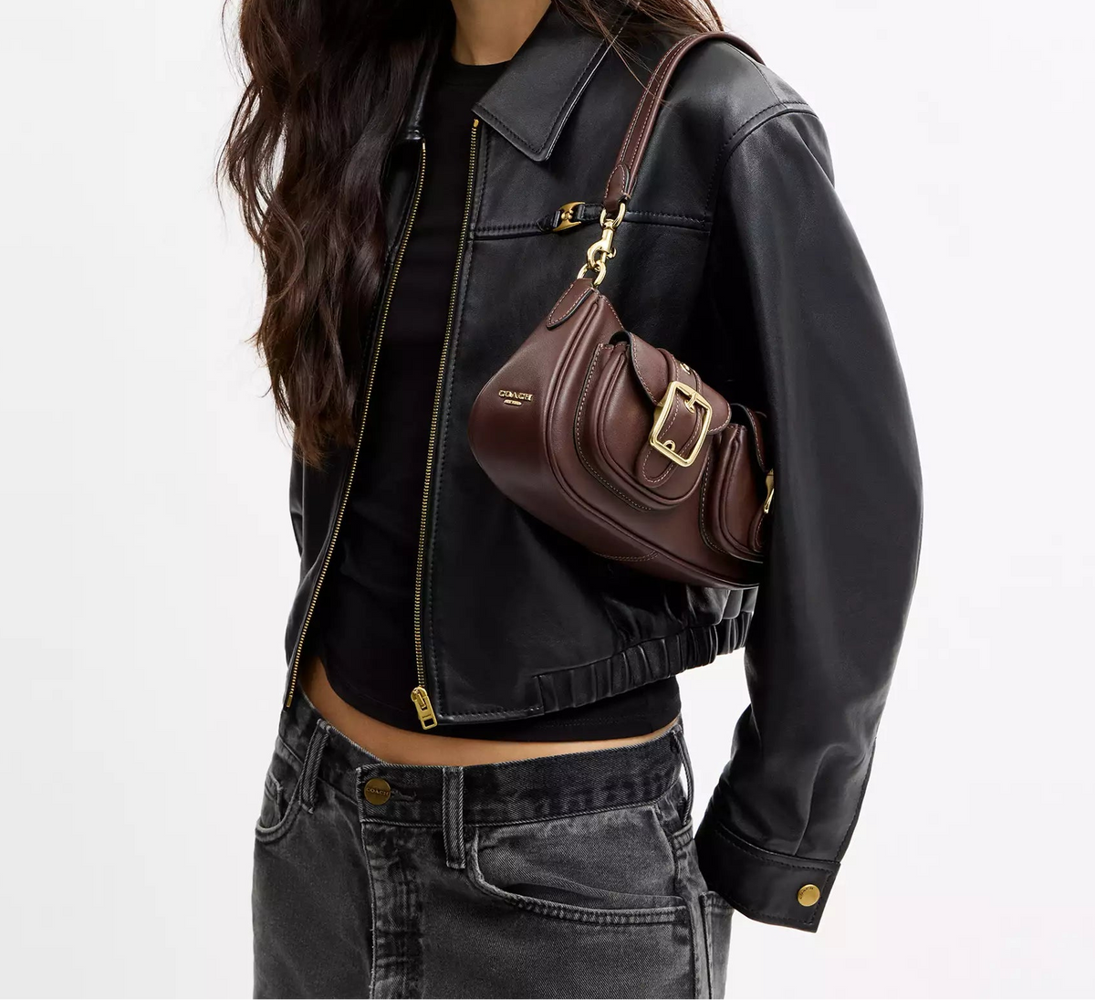 Ashton Shoulder Bag Maple Coach