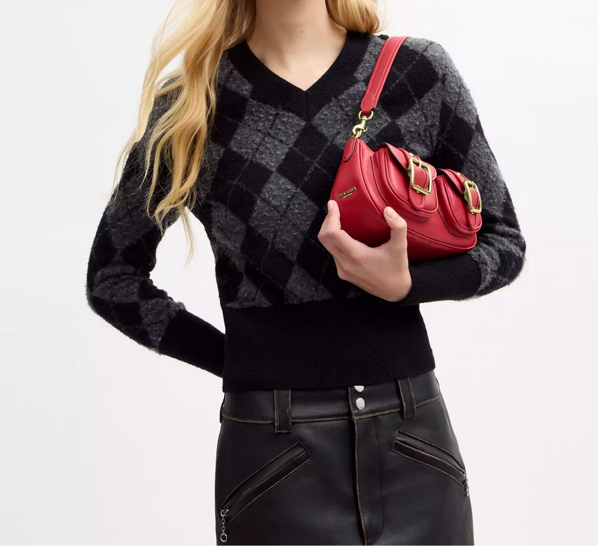 Ashton Shoulder Bag Poppy Coach