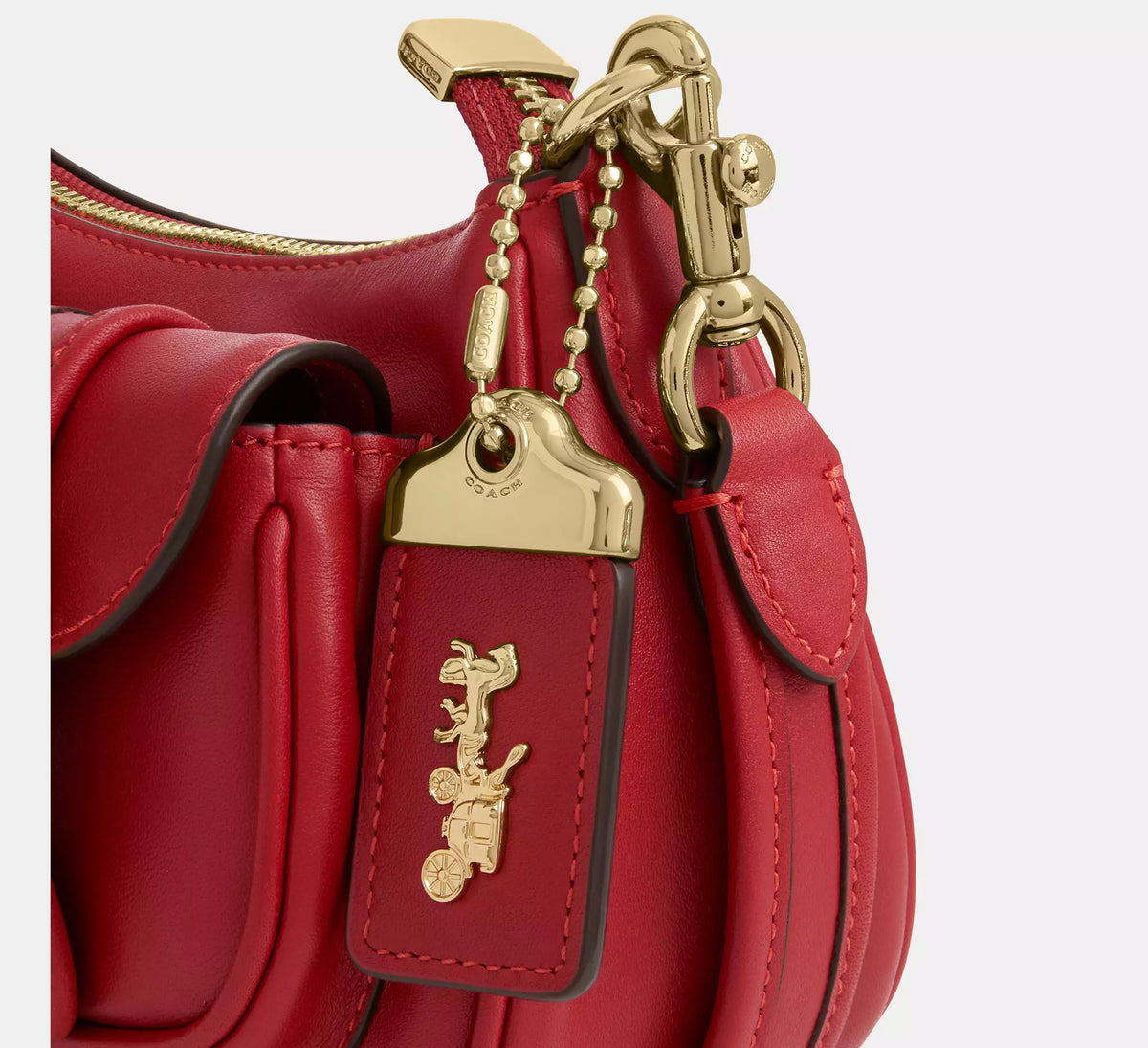 Ashton Shoulder Bag Poppy Coach