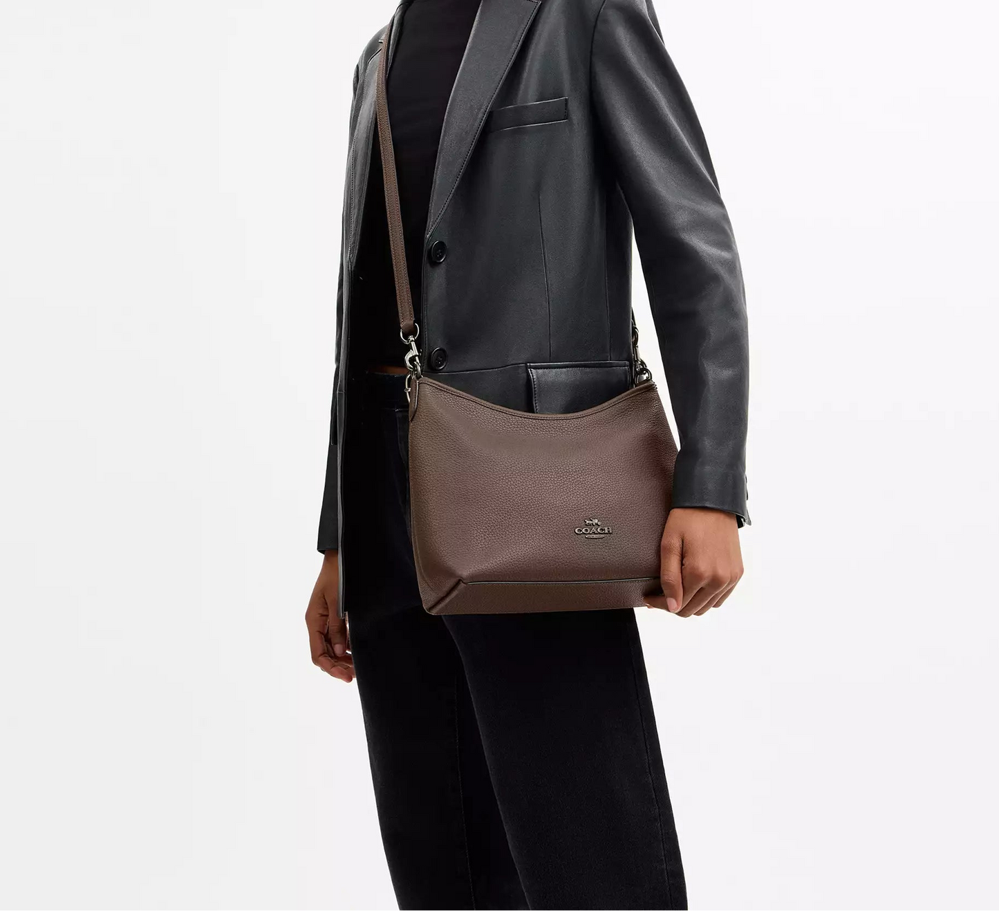 Laurel Shoulder Bag Dark Stone Coach