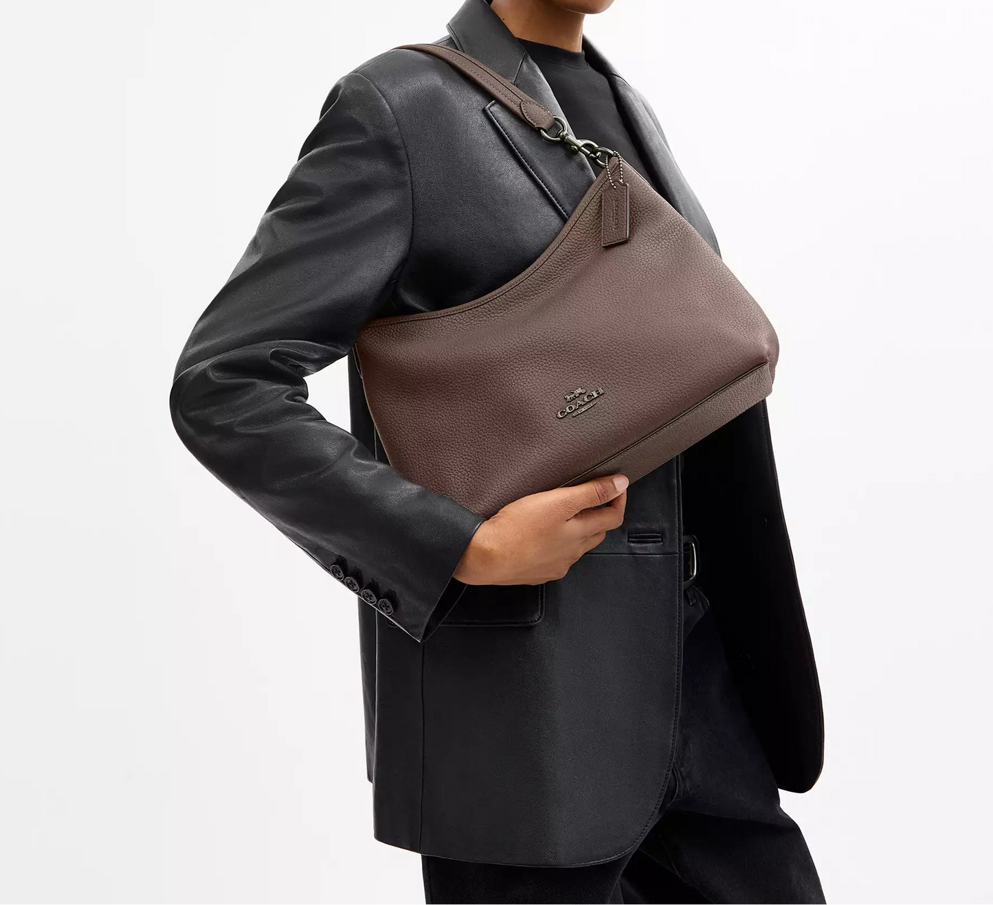 Laurel Shoulder Bag Dark Stone Coach