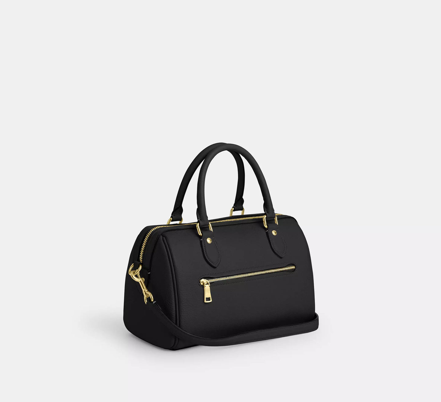 Rowan Satchel Bag Black Coach