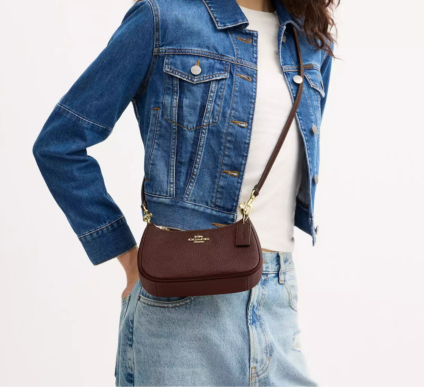 Teri Mini Crossbody Bag Maple Coach