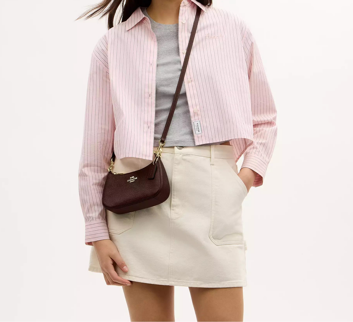 Teri Mini Crossbody Bag Maple Coach