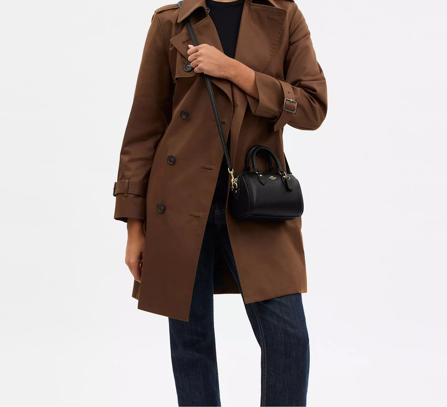 Mini Rowan Crossbody Bag Black Coach