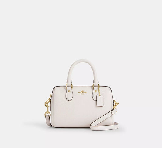 Mini Rowan Crossbody Bag Chalk Coach