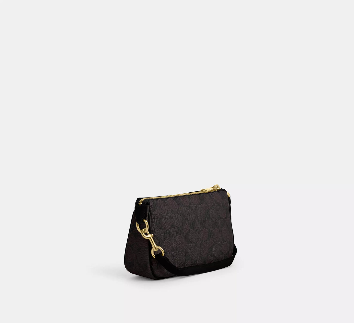 Nolita 19 In Signature Canvas Walnut Black Coach