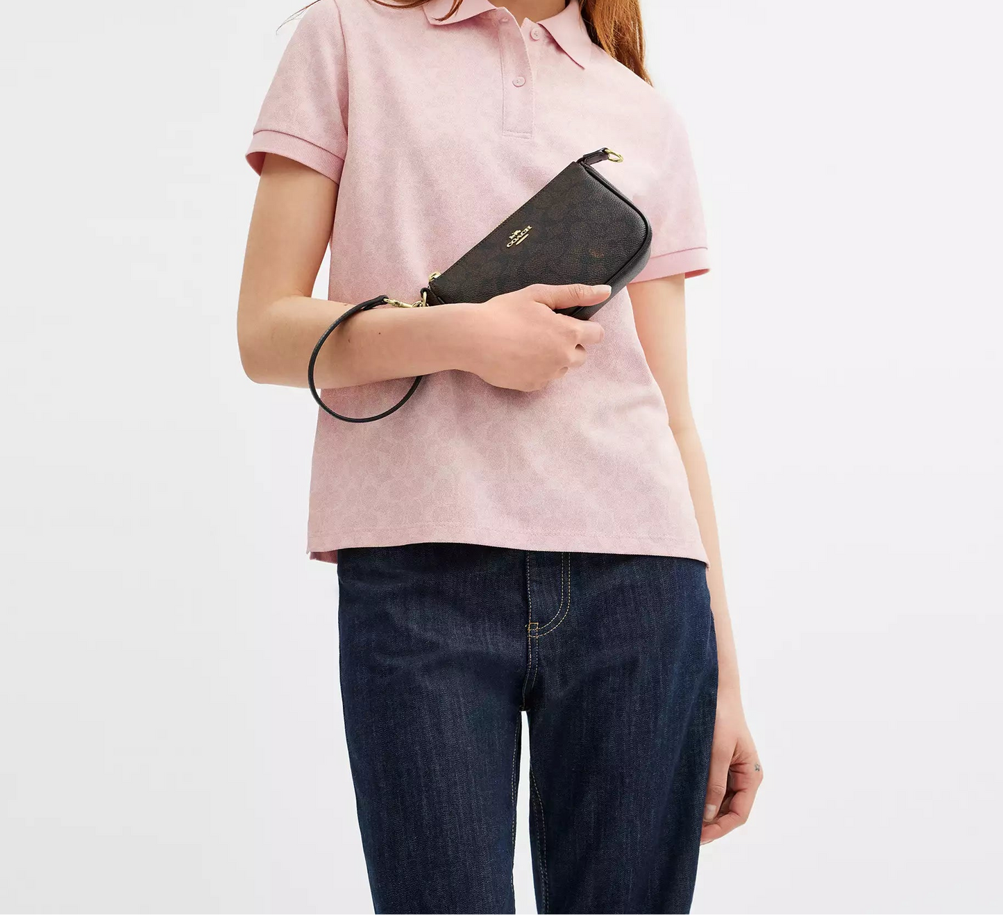 Nolita 19 In Signature Canvas Walnut Black Coach