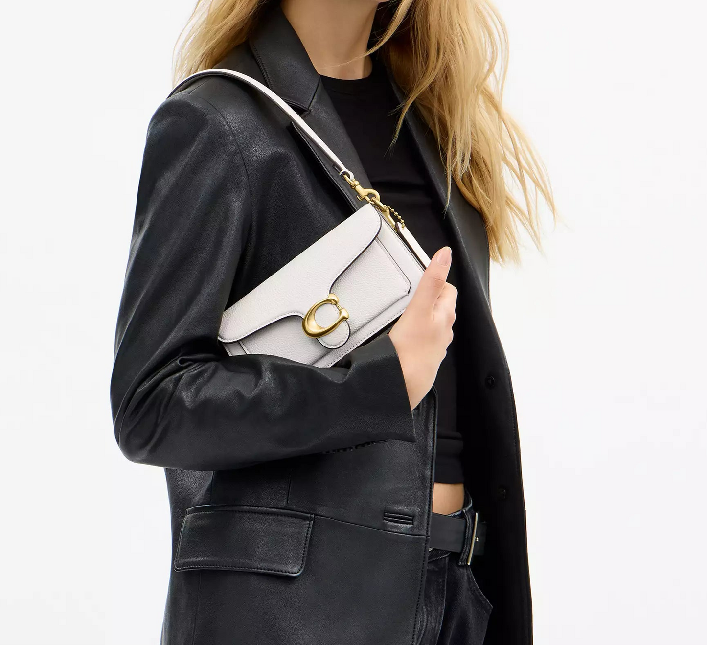 Tabby Shoulder Bag 20 Chalk Coach
