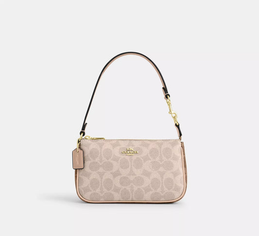 Nolita 19 In Blocked Signature Sand Canvas Coach
