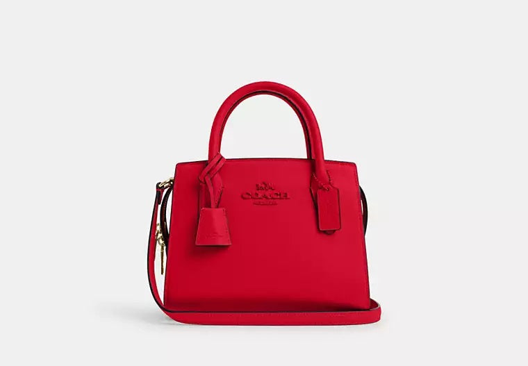 Andrea Carryall Bag Bold Red Coach