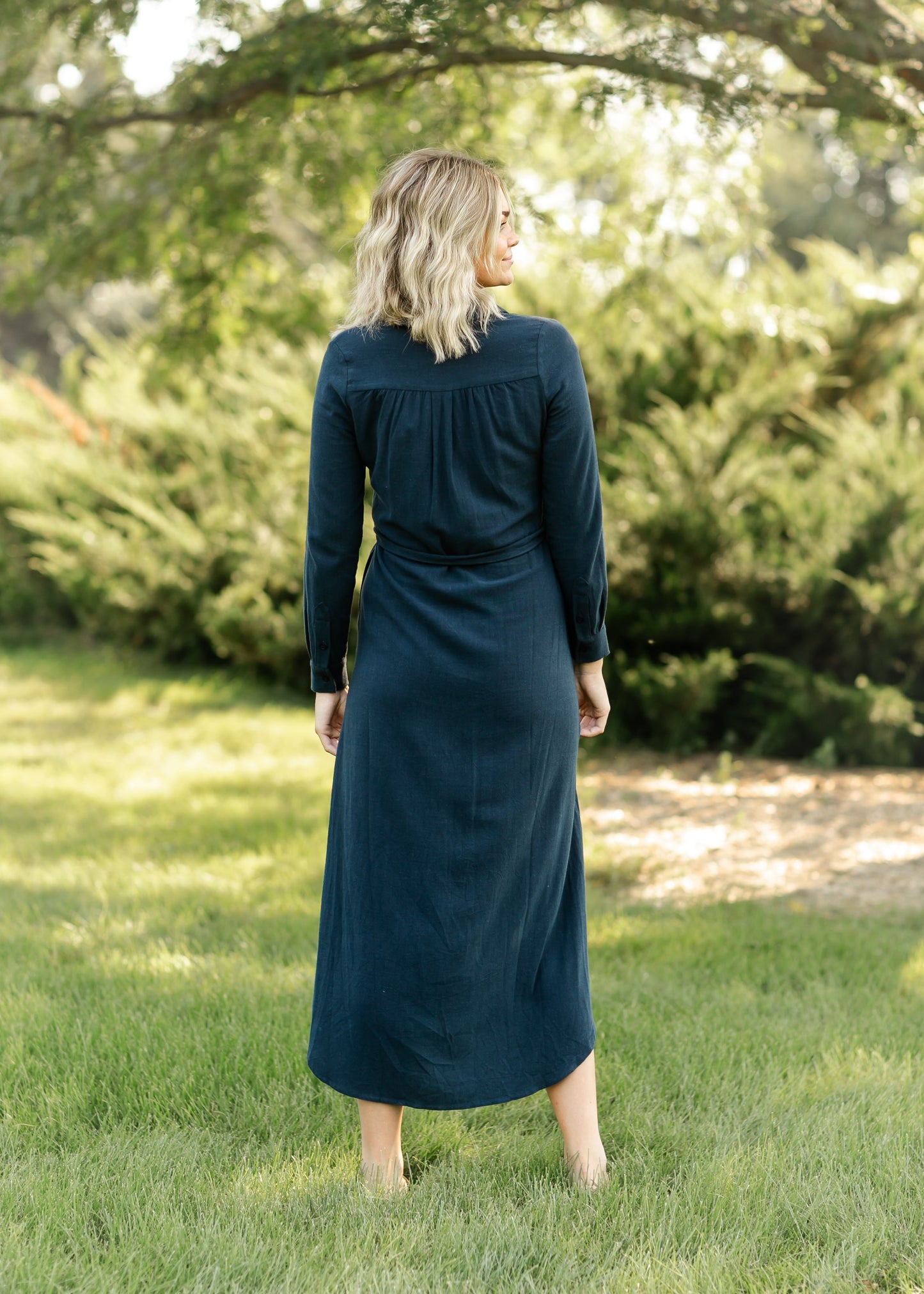 Essential Linen Shirt Dress