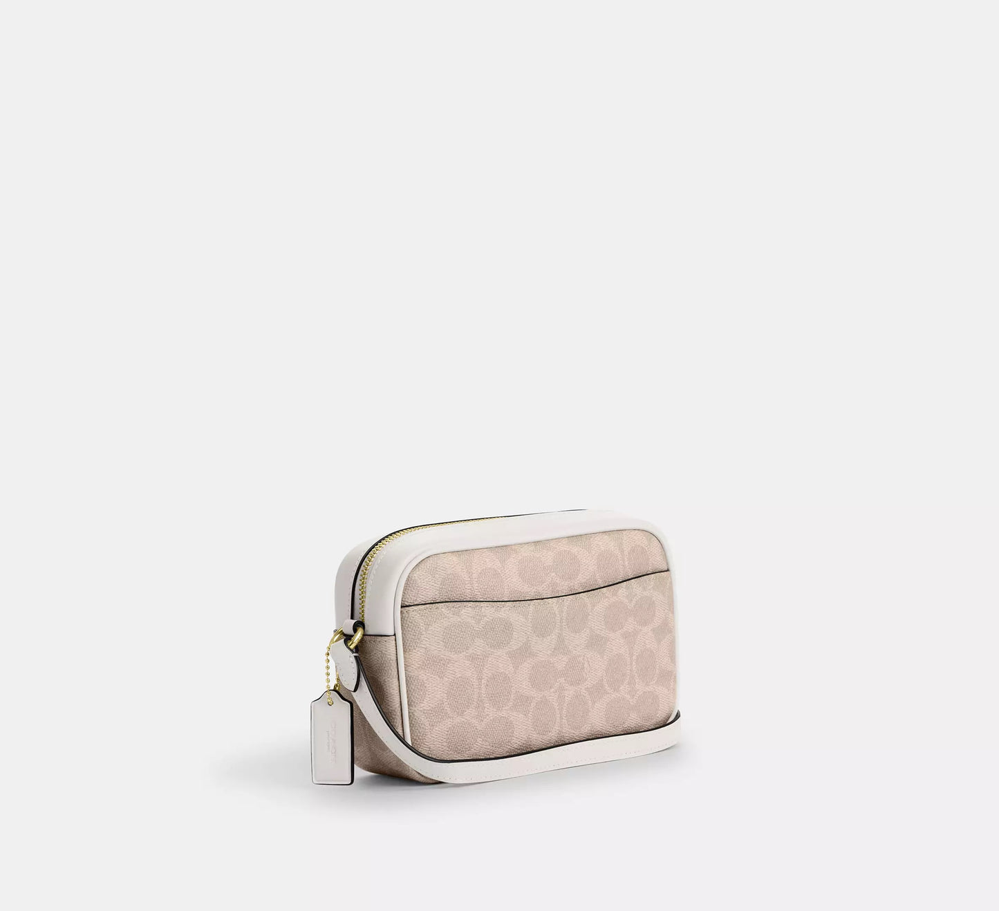 Mini Jamie Camera Bag In Signature Canvas Sand Chalk Coach