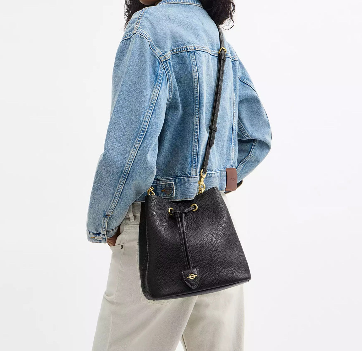 Rowan Bucket Bag Black Coach
