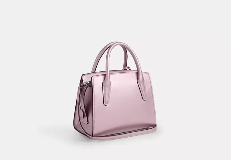 Andrea Carryall Bag Metallic Pink Coach