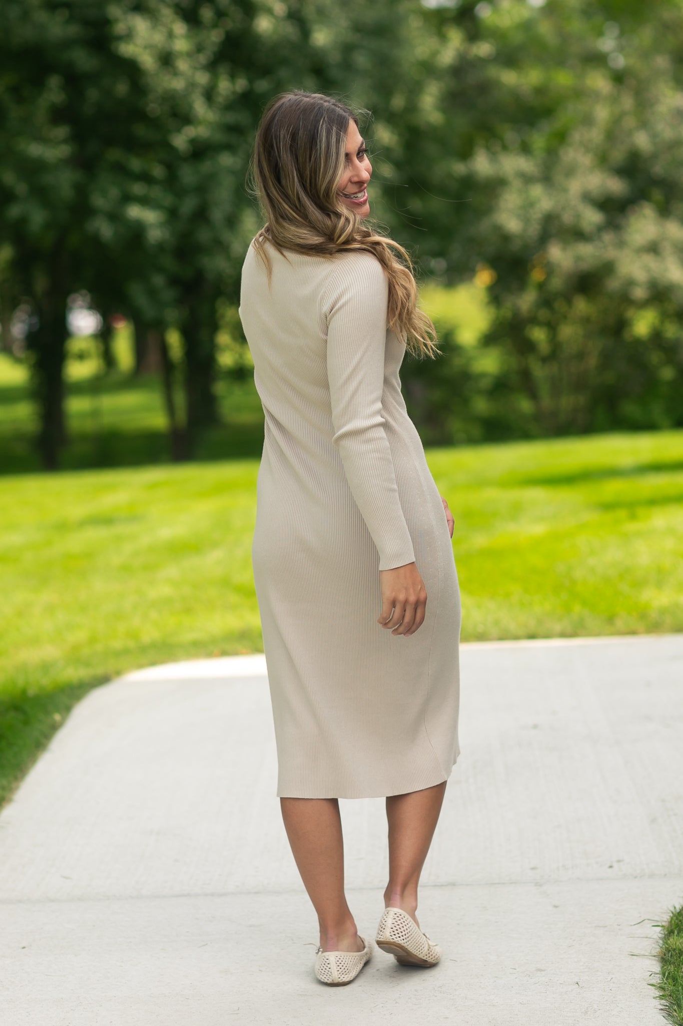 Vanna Knit Midi Dress - FINAL SALE