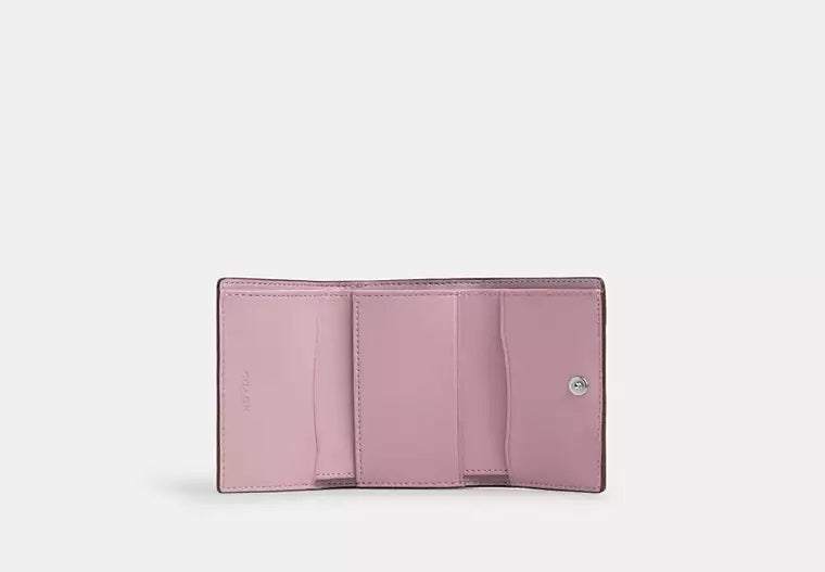 Micro Wallet Metallic Pink Coach