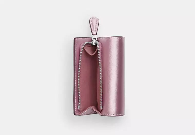 Micro Wallet Metallic Pink Coach