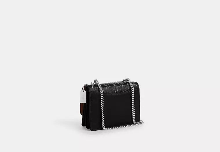 Klare Crossbody Bag With Signature Rivets Black Coach